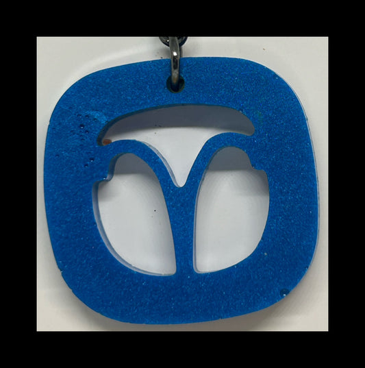 Cloud dream resin zodiac keychains