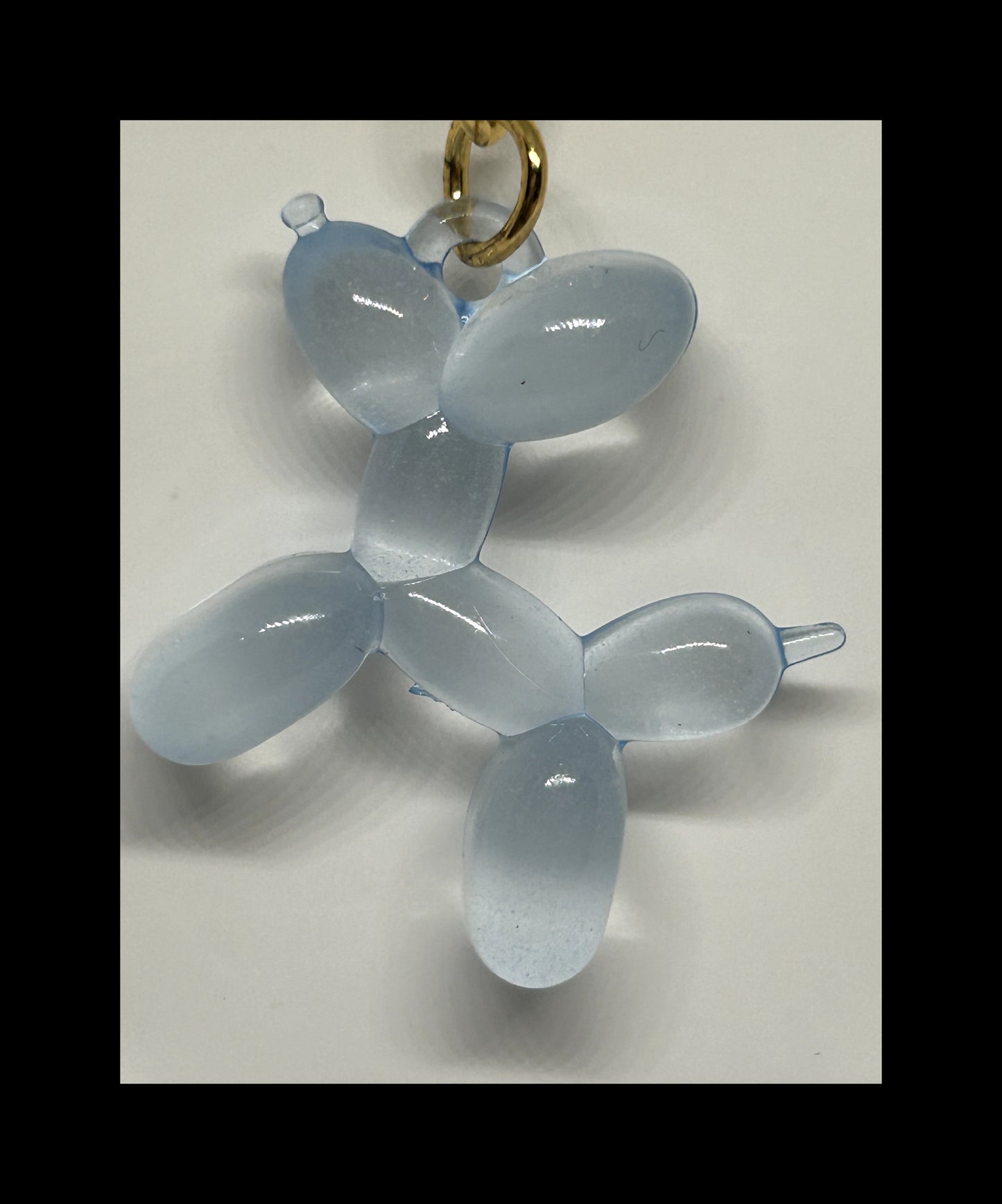 Baby balloon dog keychains