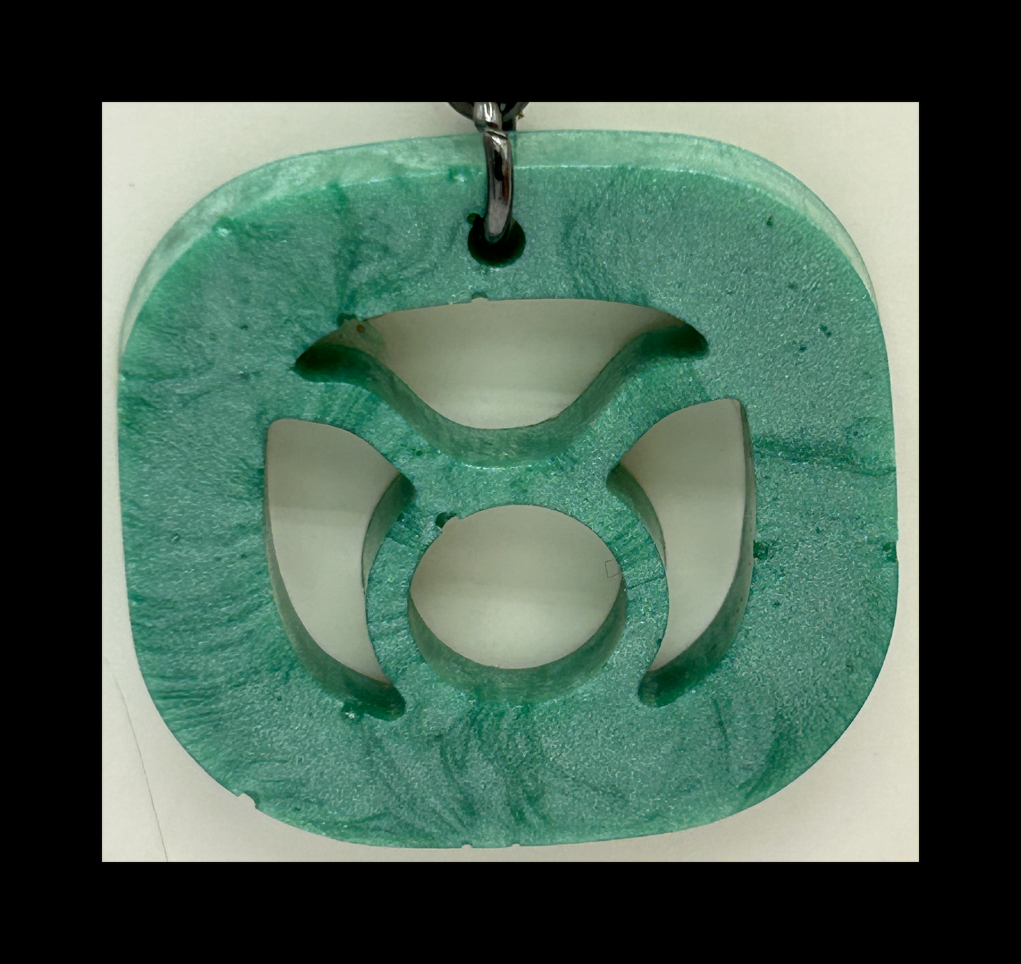 Sage resin zodiac keychains