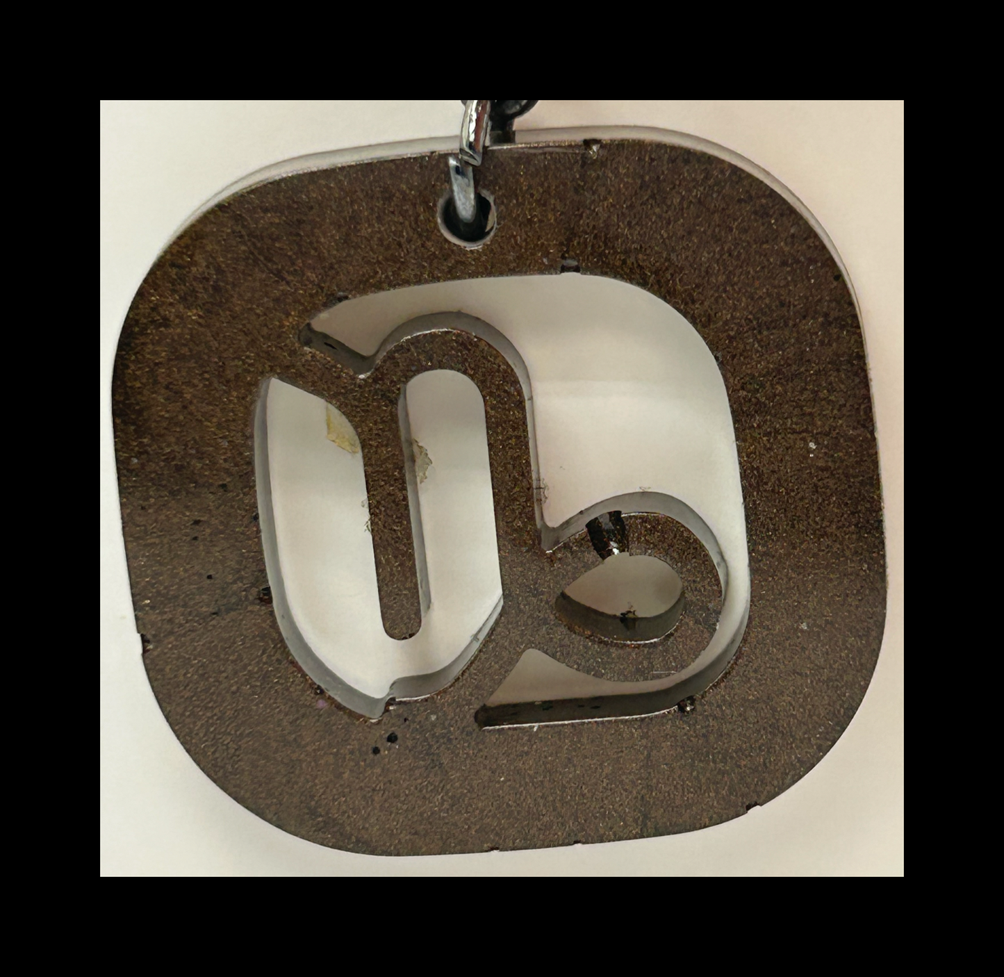 Dark sugar resin zodiac keychains