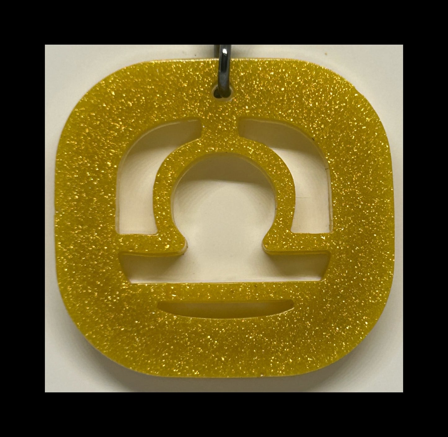Sunlight resin zodiac keychains