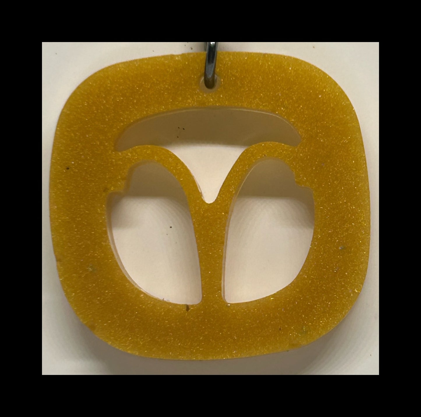 Jasmine resin zodiac keychains