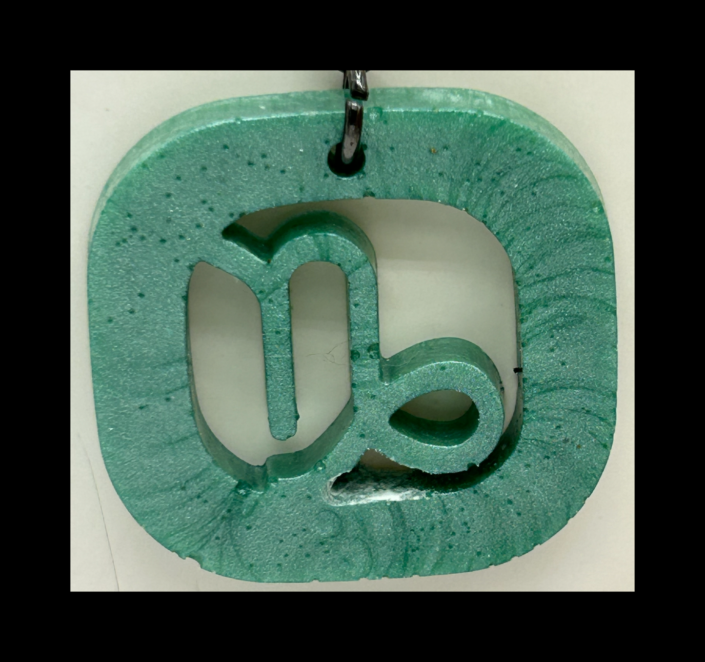 Sage resin zodiac keychains