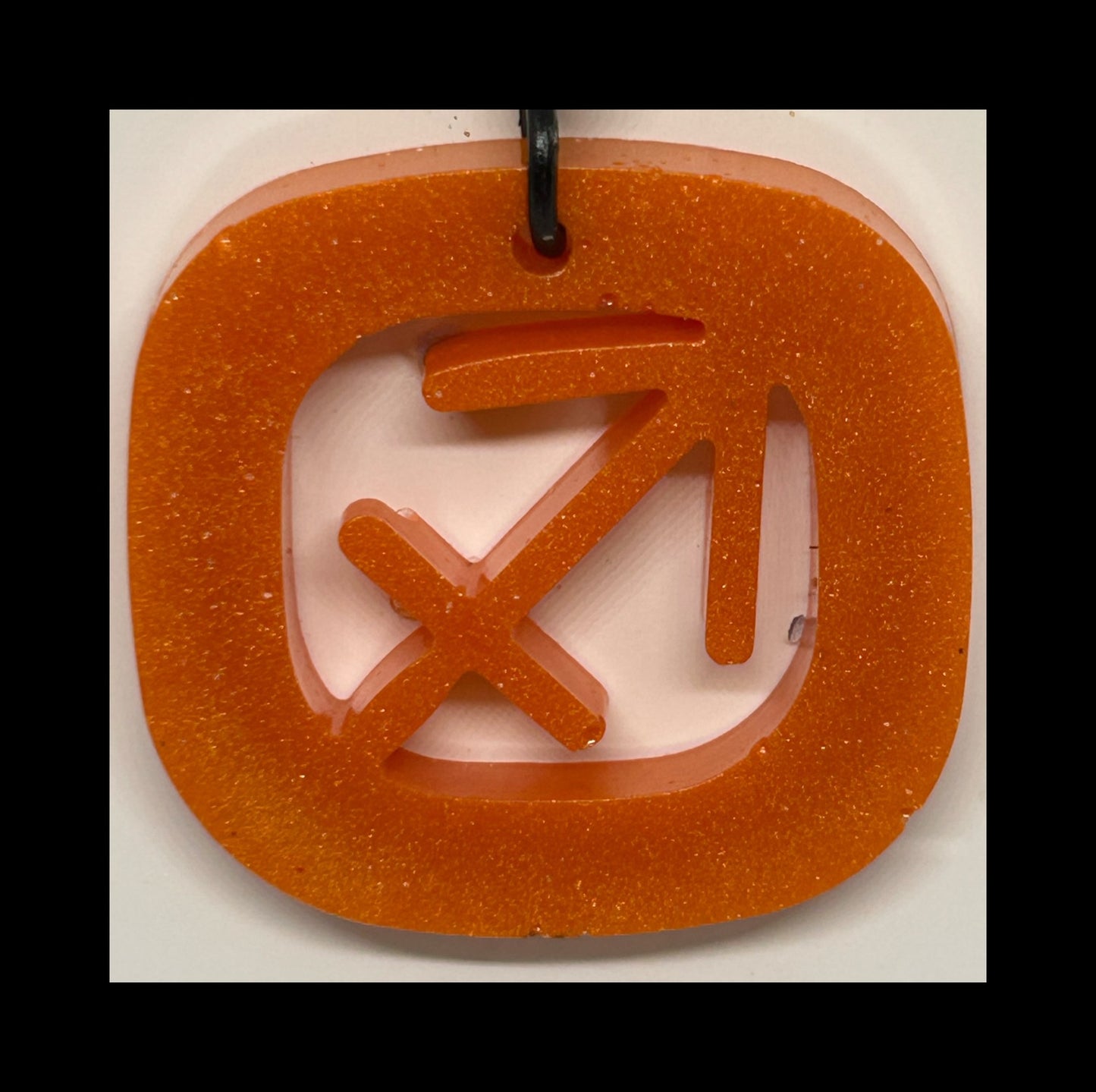 Fire resin zodiac Keychains