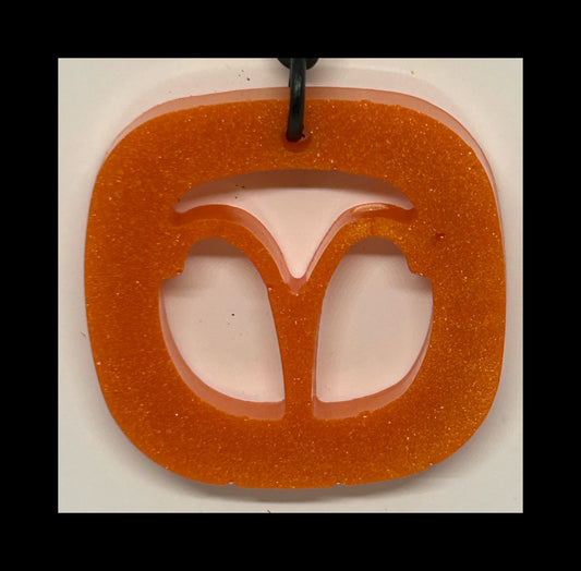 Fire resin zodiac Keychains