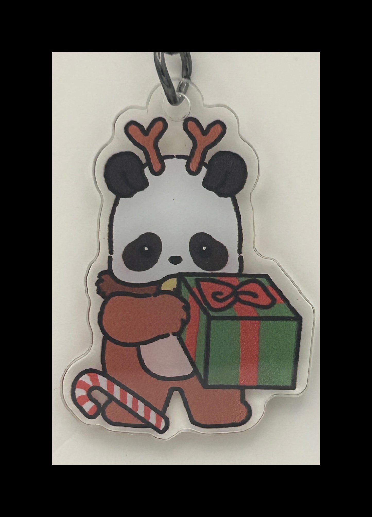 Acrylic panda keychains