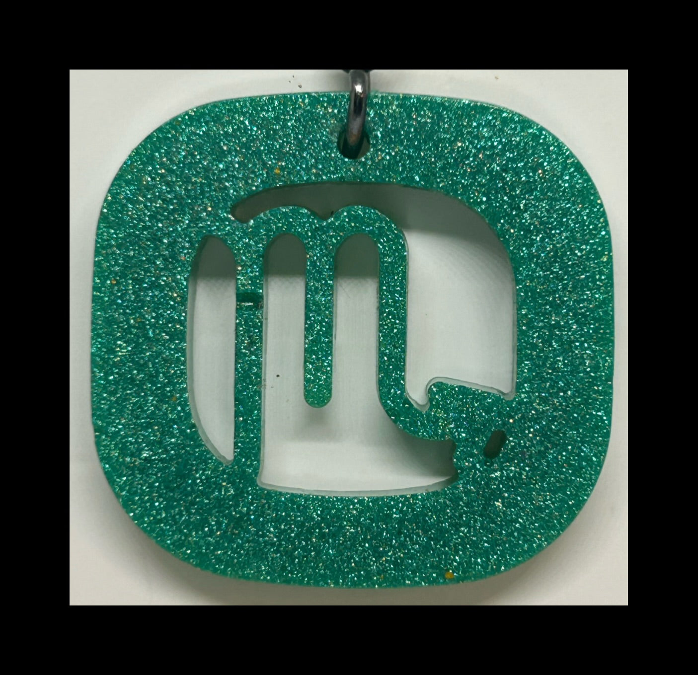 Juniper resin zodiac keychains