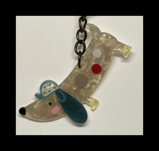 Acrylic animal keychains