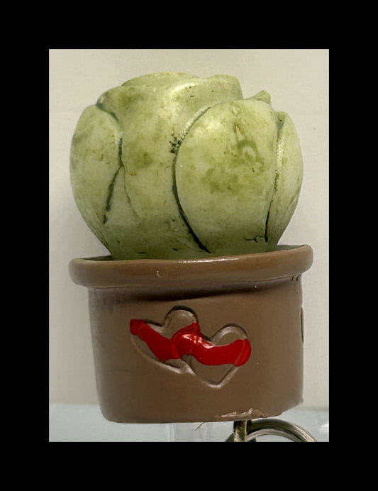 Mini succulent keychains
