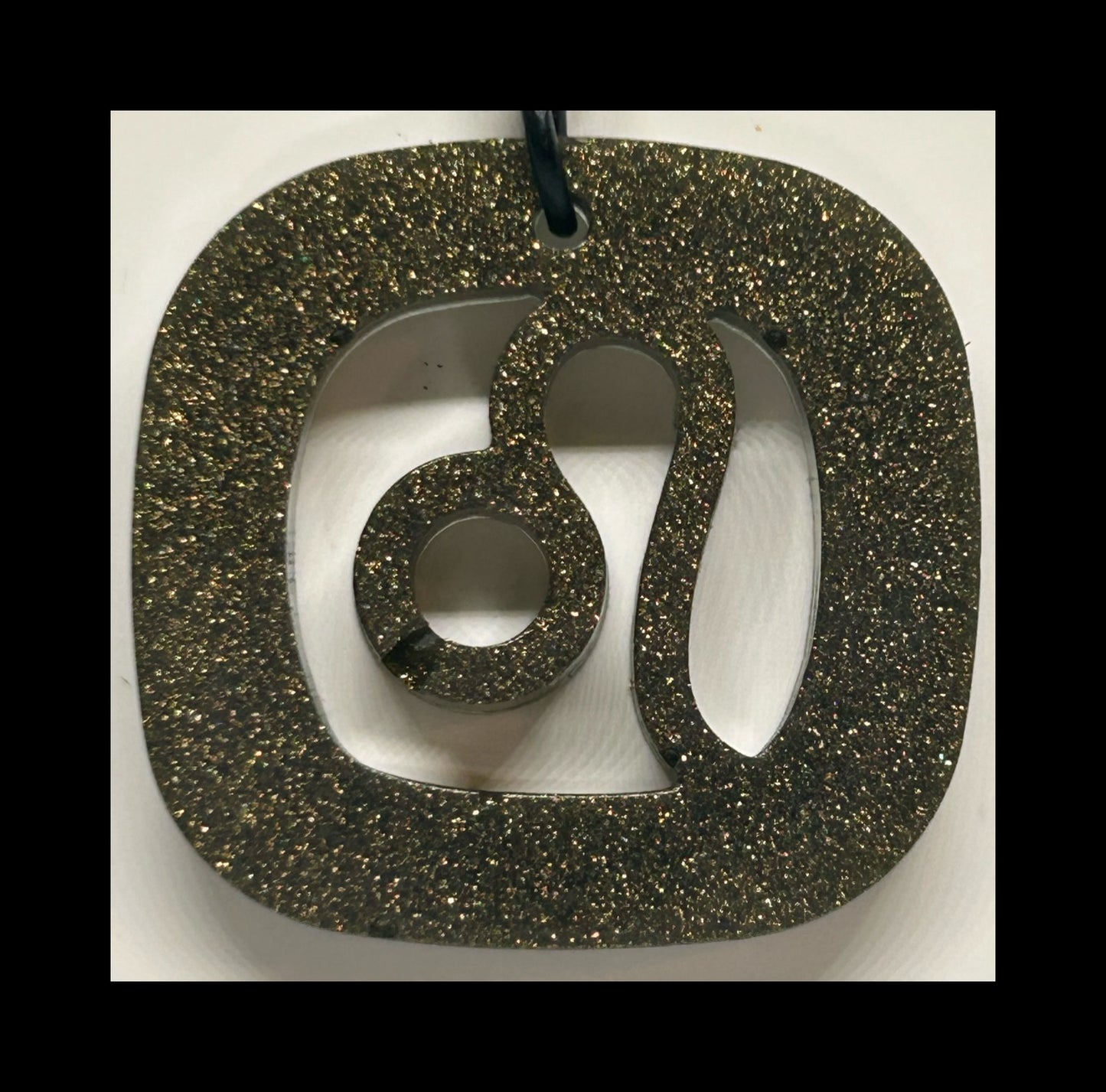 Rustic metal resin zodiac keychains