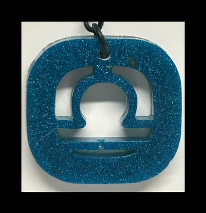 Blackberries resin zodiac Keychains