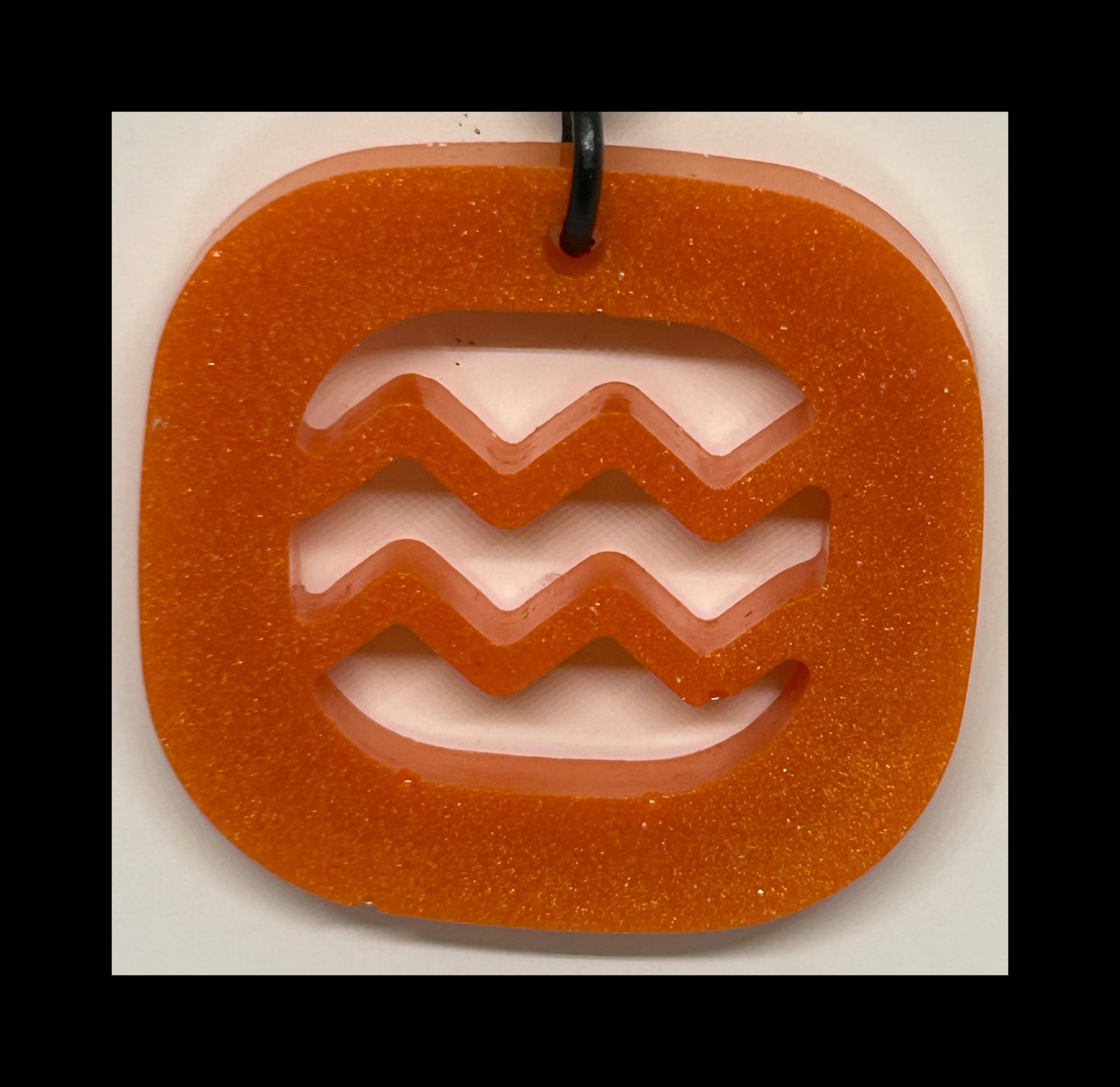 Fire resin zodiac Keychains