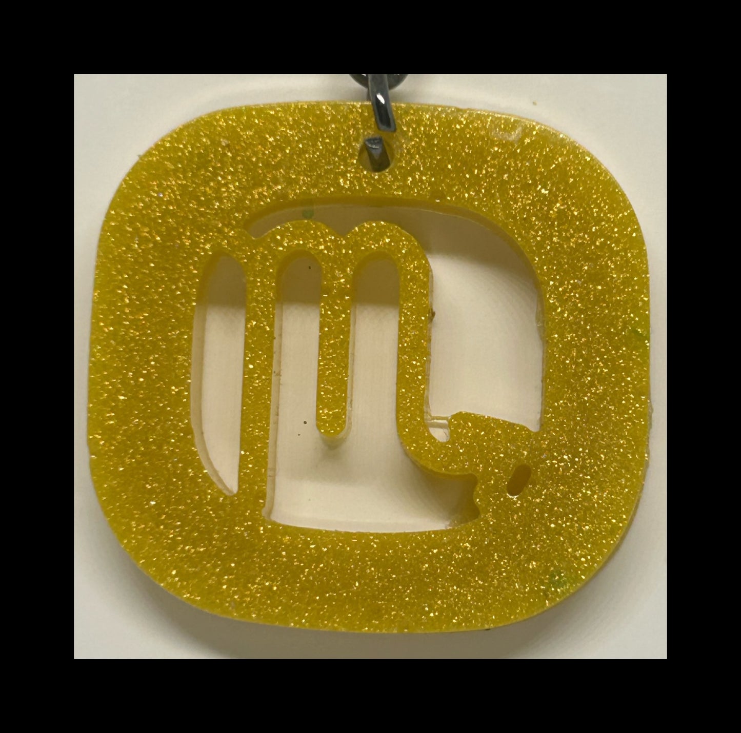 Sunlight resin zodiac keychains