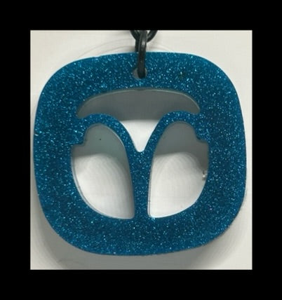 Blackberries resin zodiac Keychains
