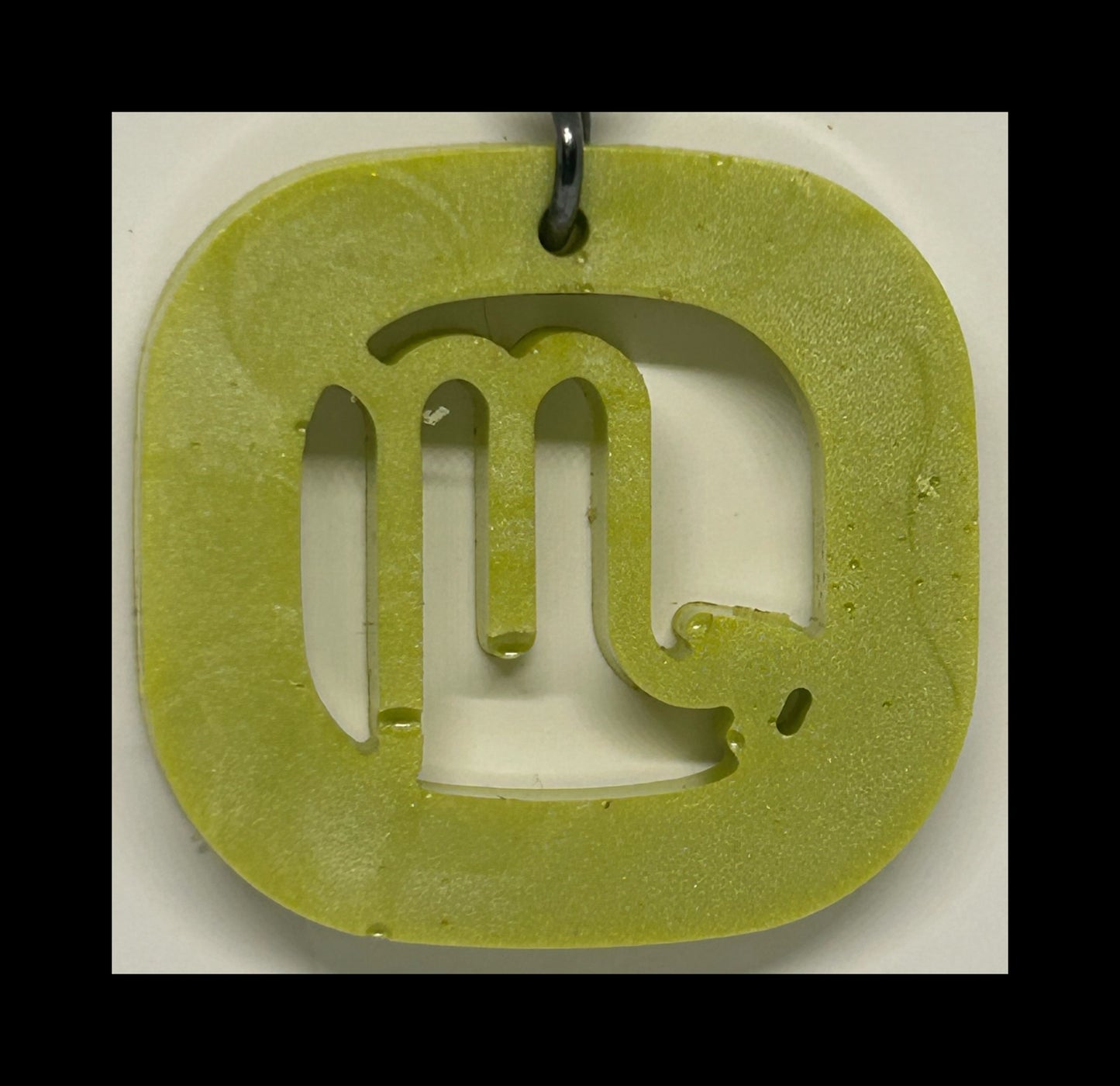 Vanilla resin zodiac keychains