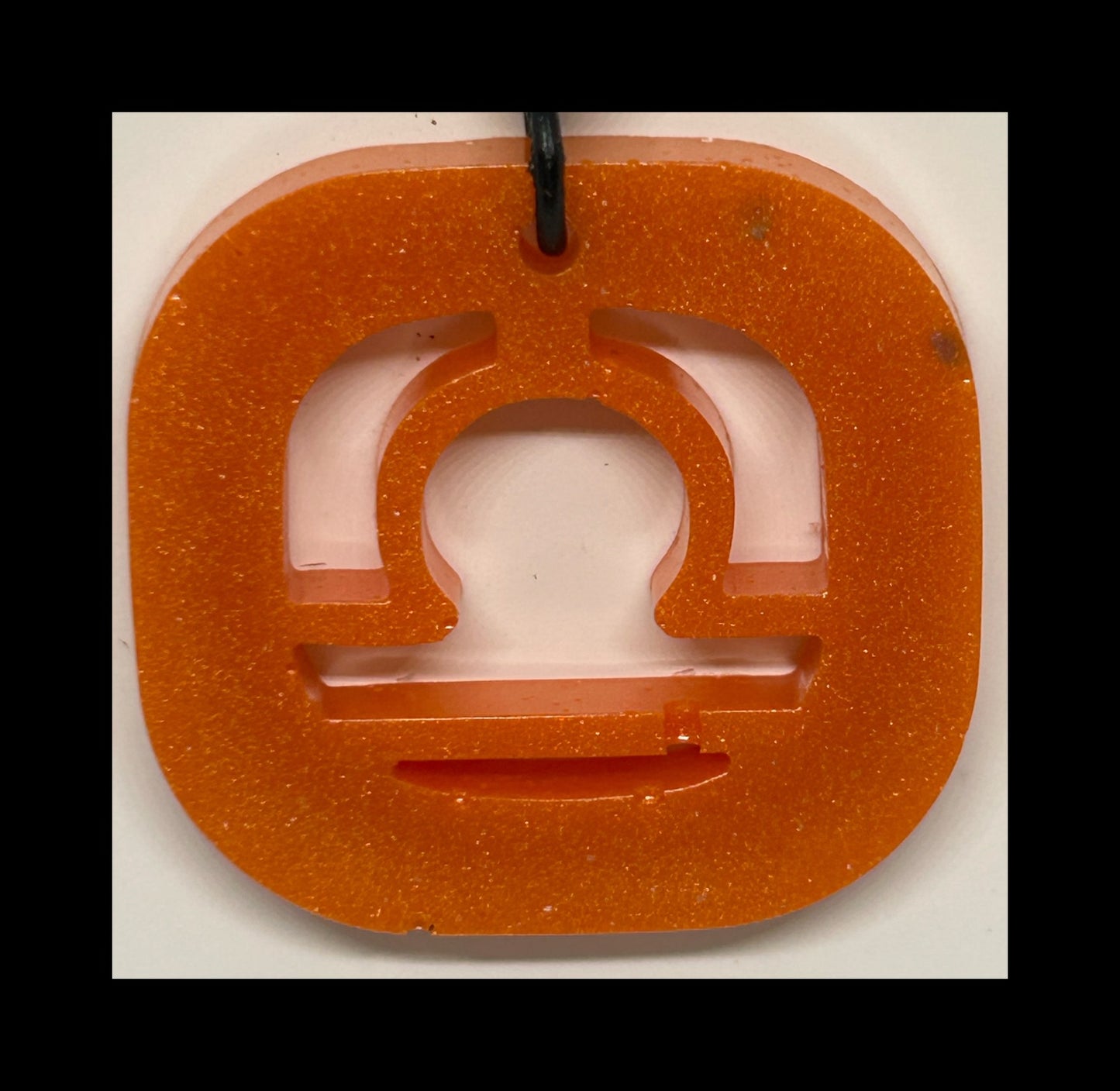 Fire resin zodiac Keychains