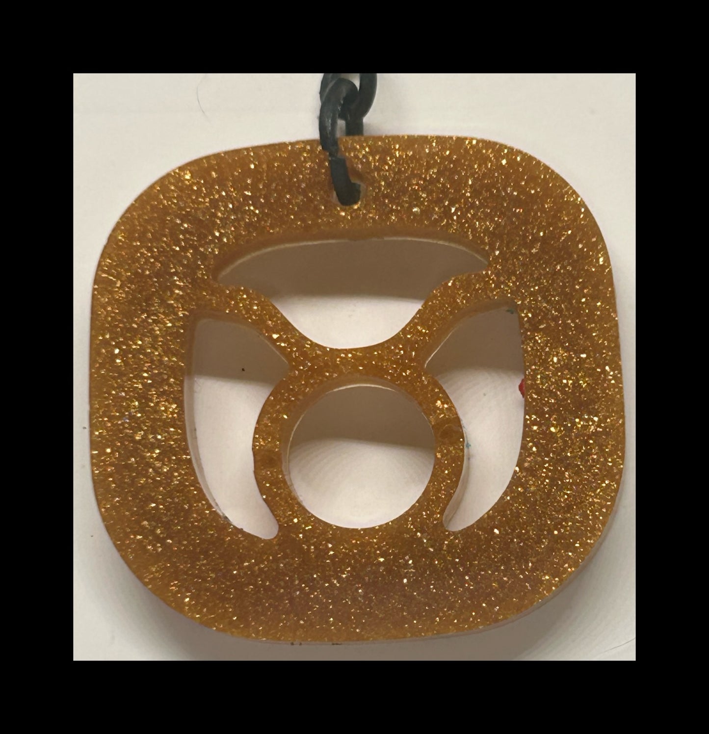 Sun dust resin zodiac Keychains