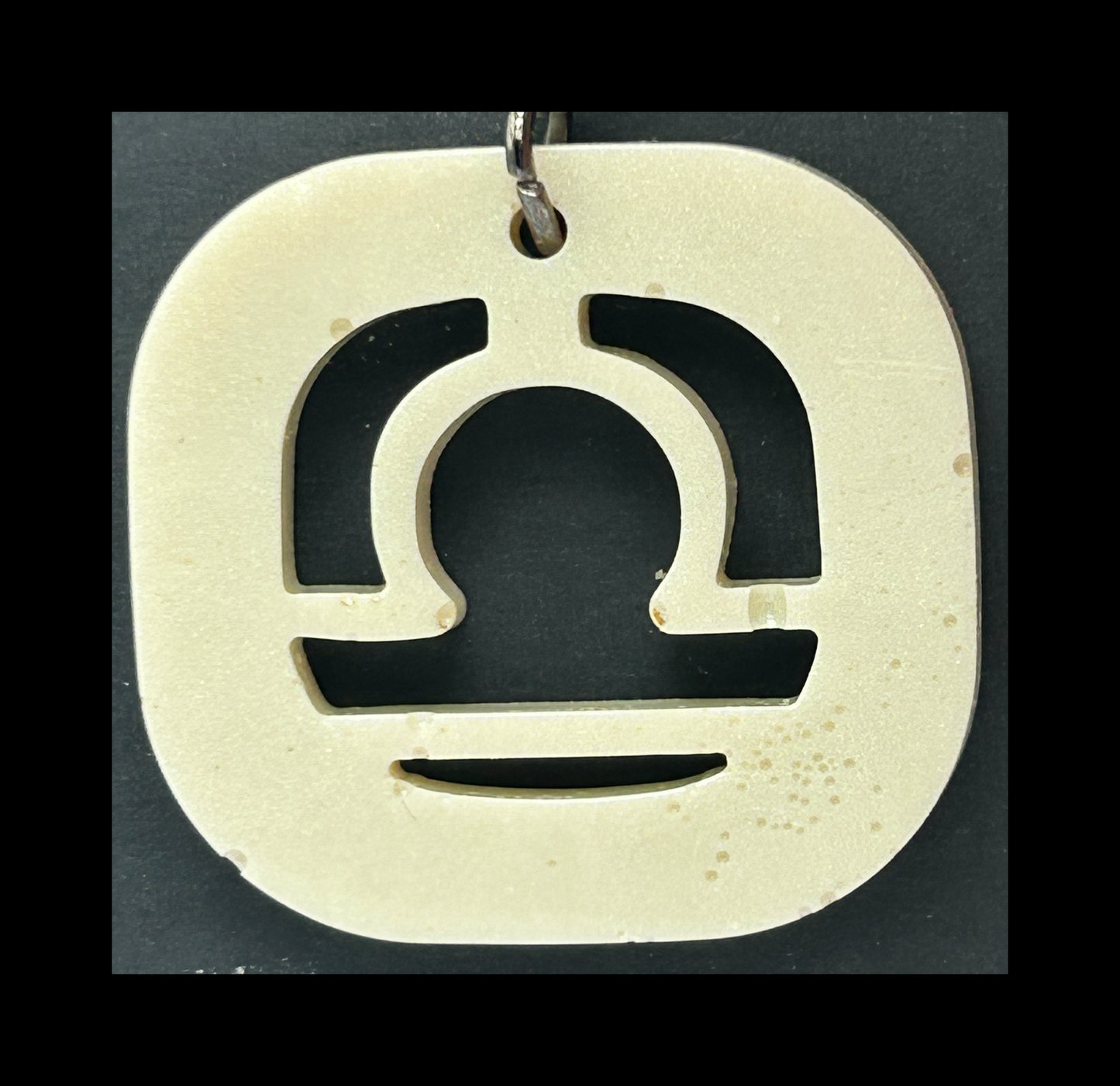 Ghost jungle resin zodiac keychains