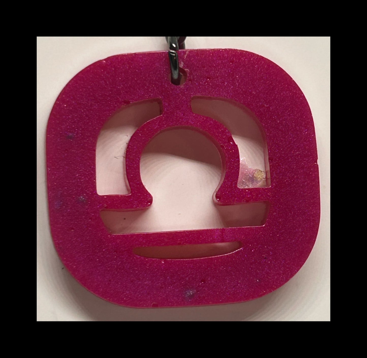 Tropical fruit resin zodiac keychains