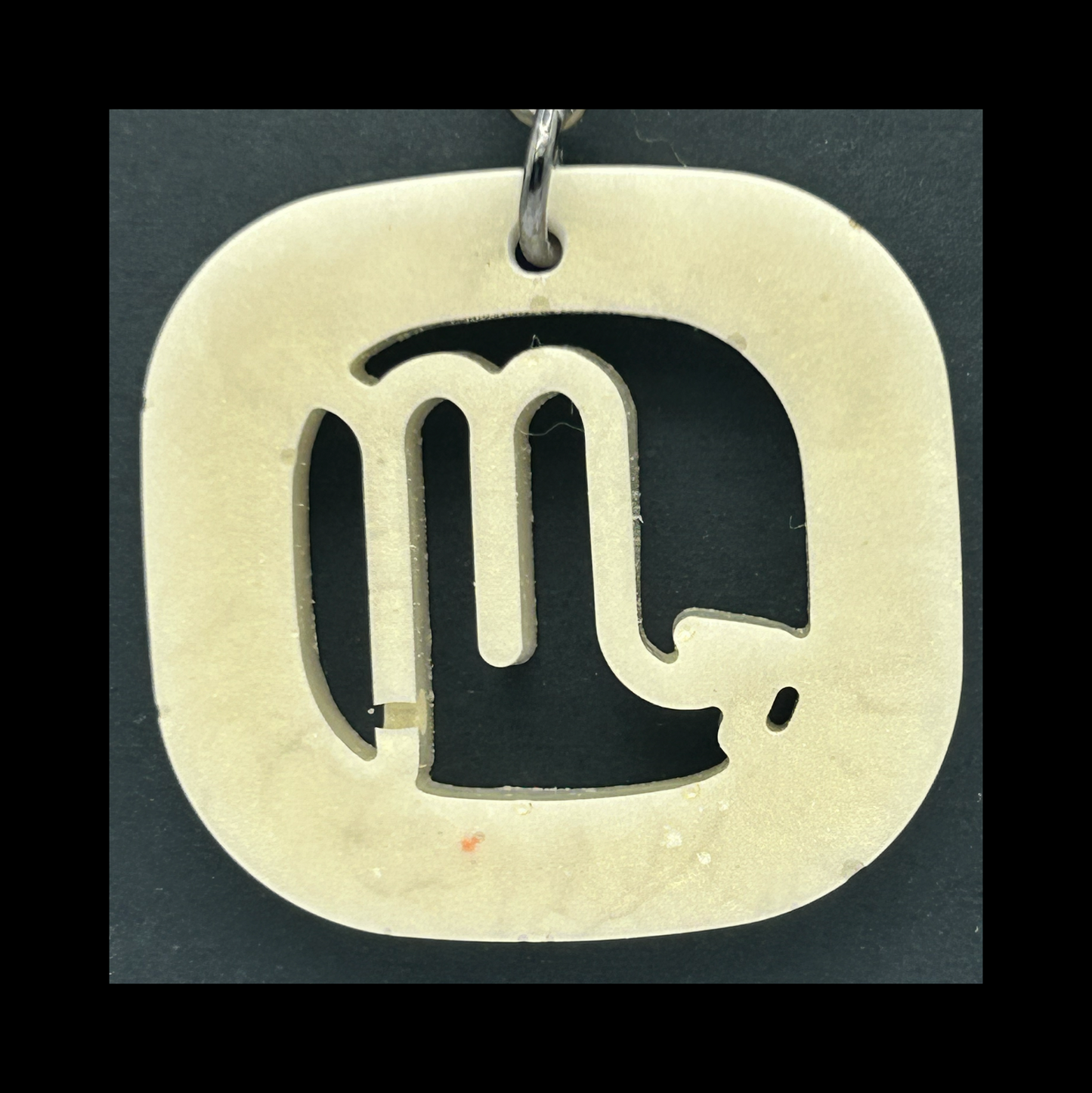Ghost bronze resin zodiac keychains