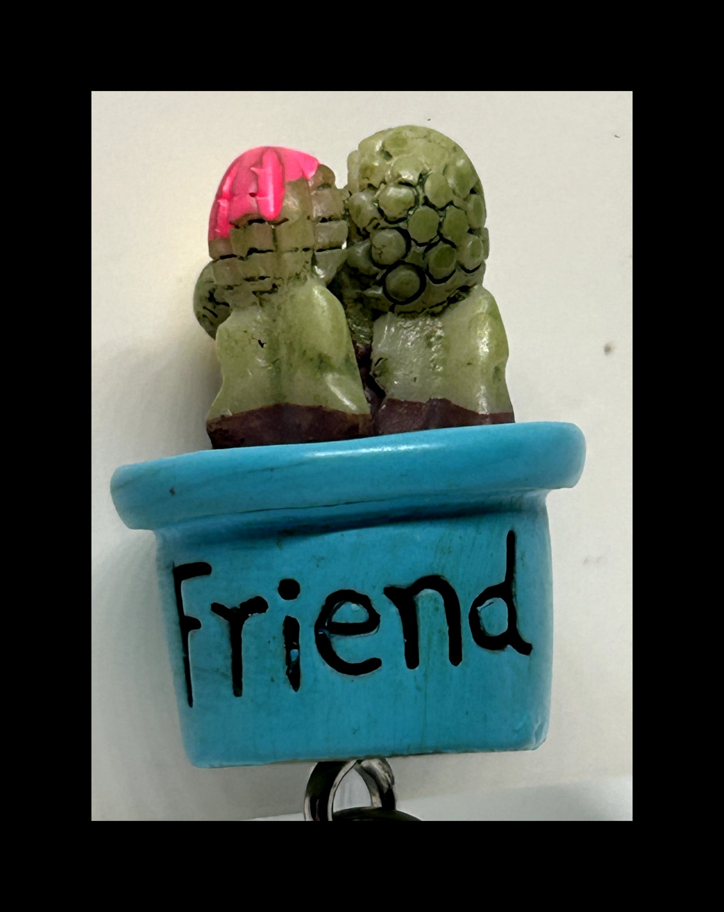 Mini succulent keychains