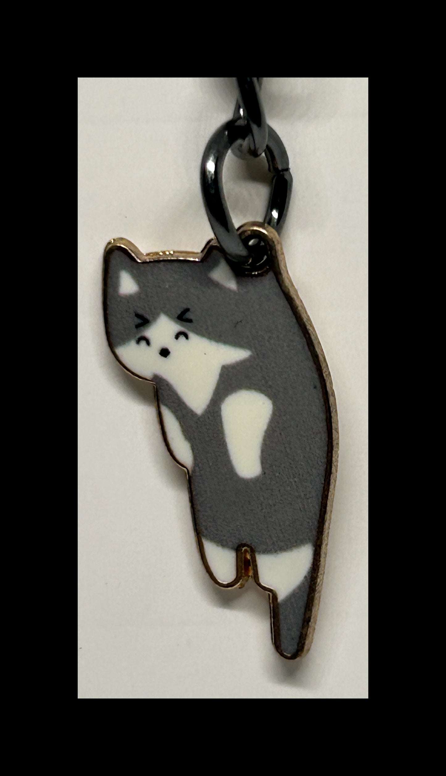 Flat cat keychains