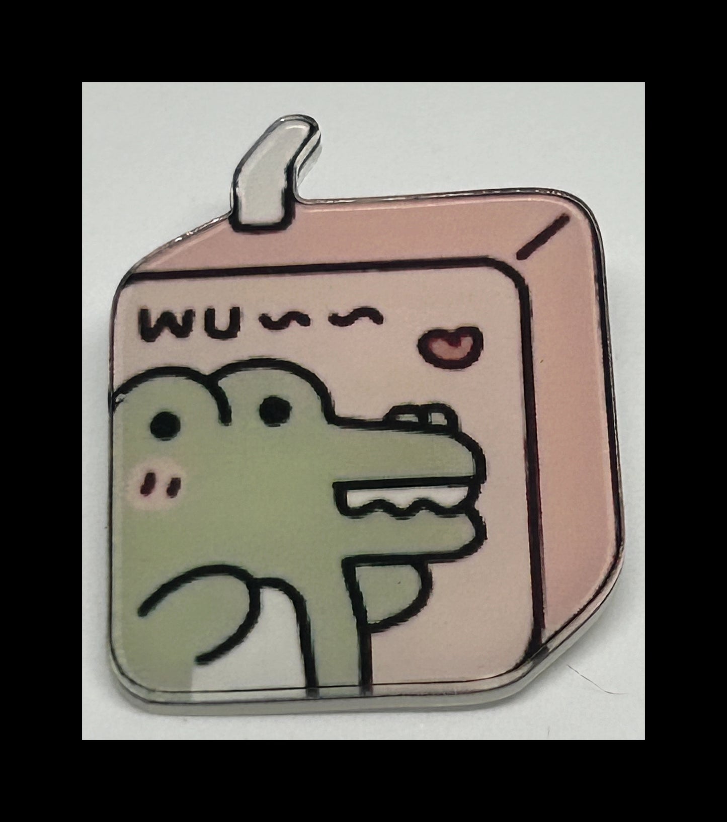 Acrylic boba pins