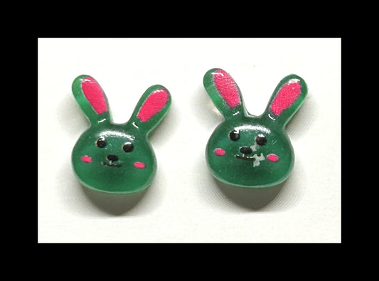Bunny stud earrings