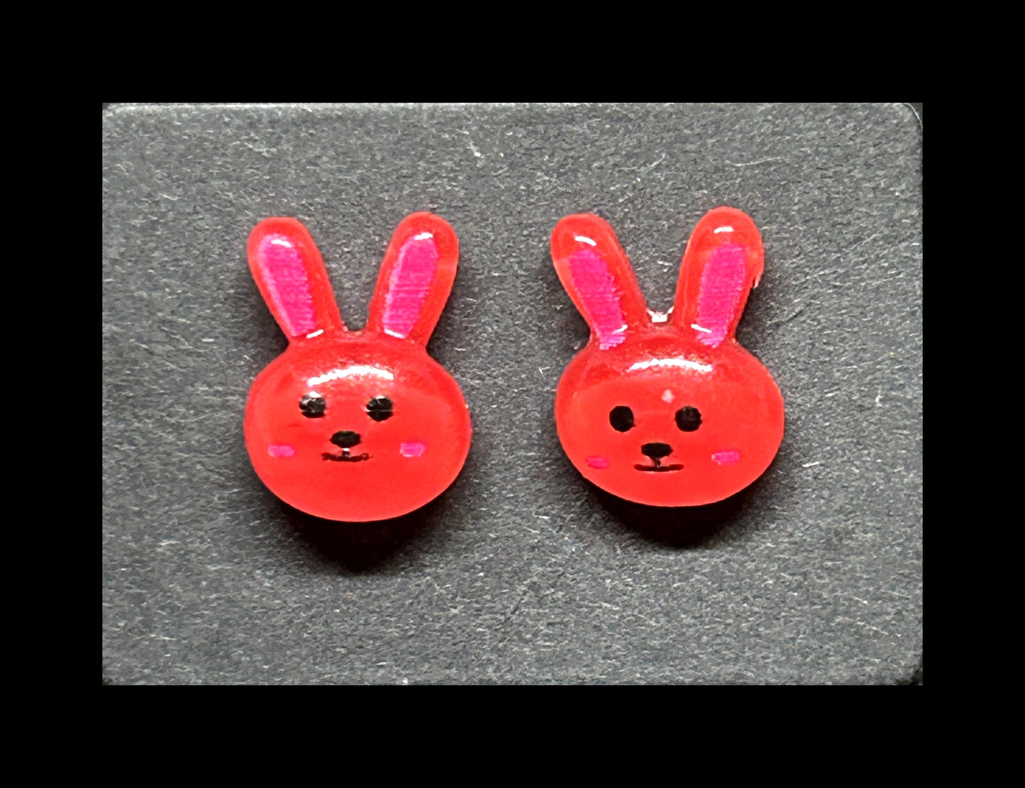 Bunny stud earrings