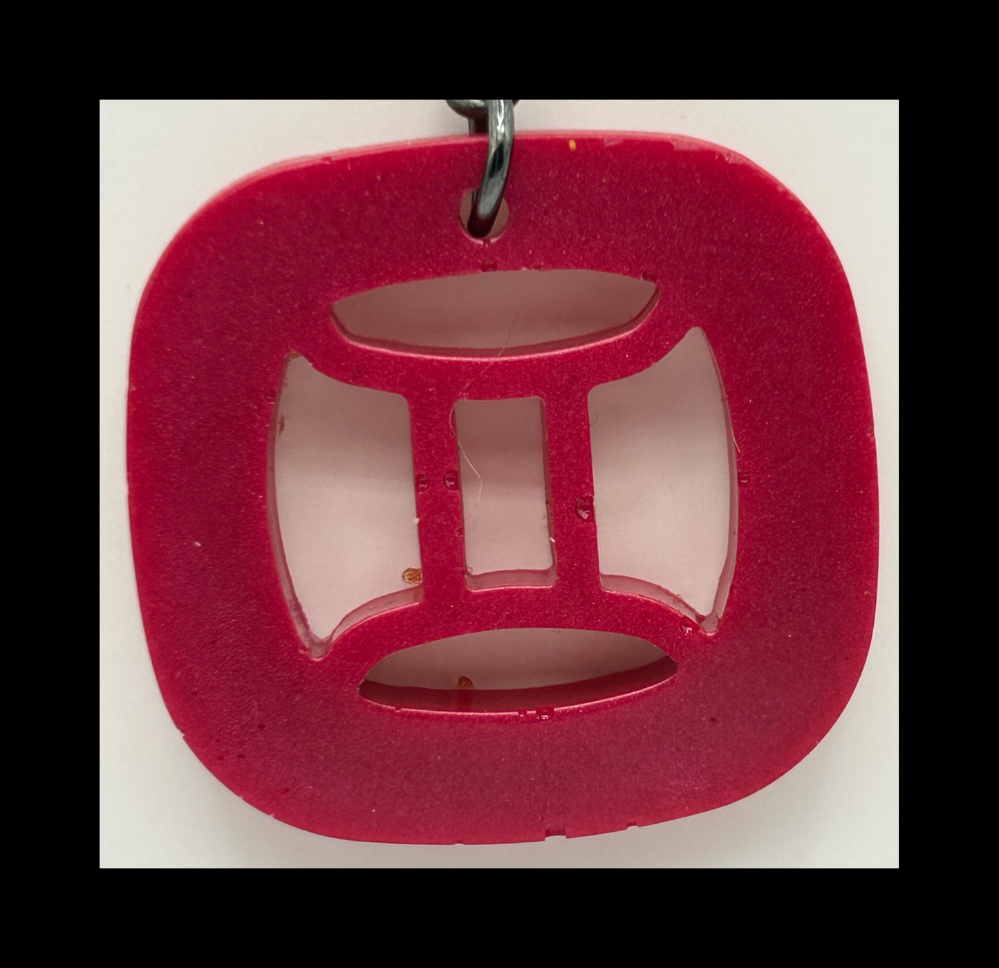 Deep toreador red zodiac keychains