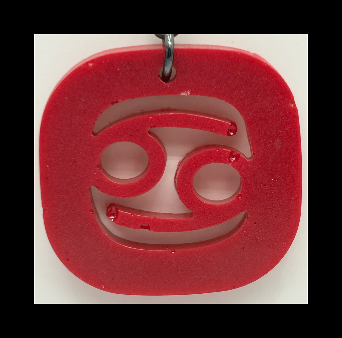 Deep toreador red zodiac keychains