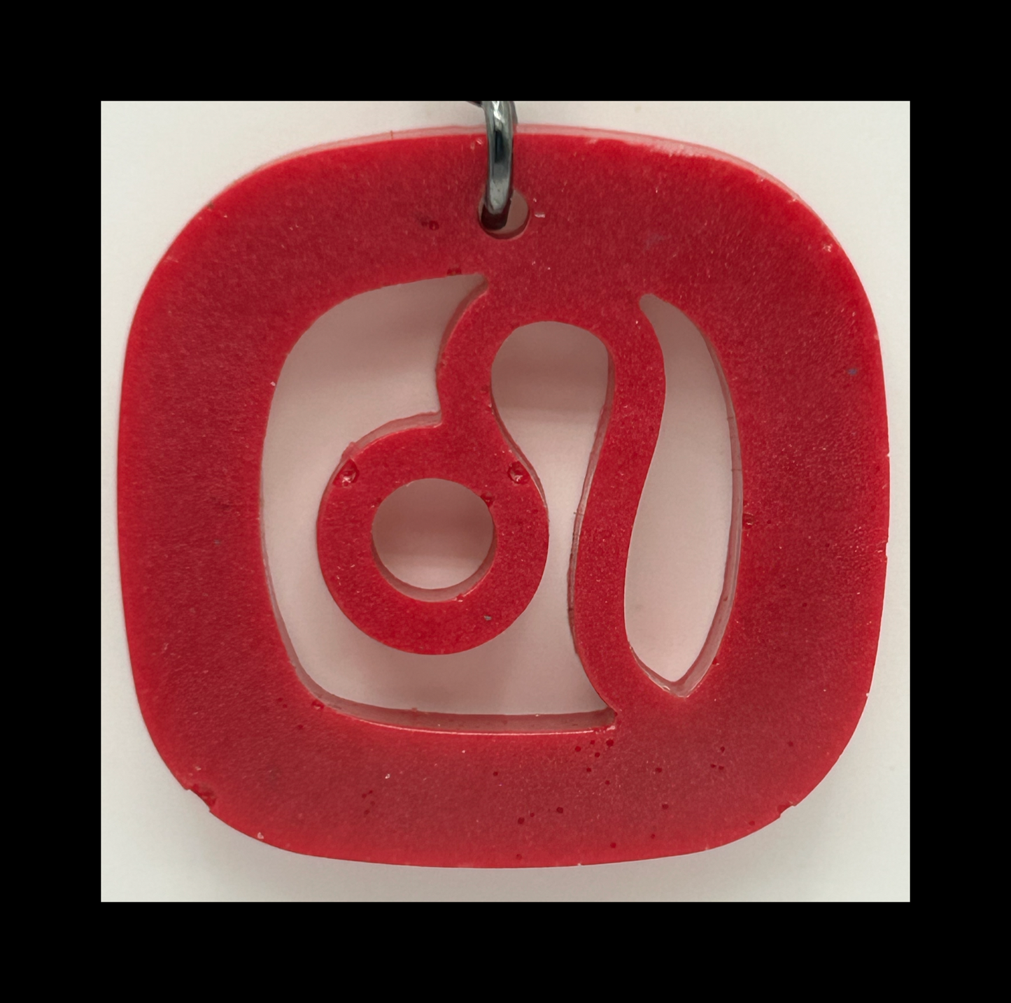 Deep toreador red zodiac keychains