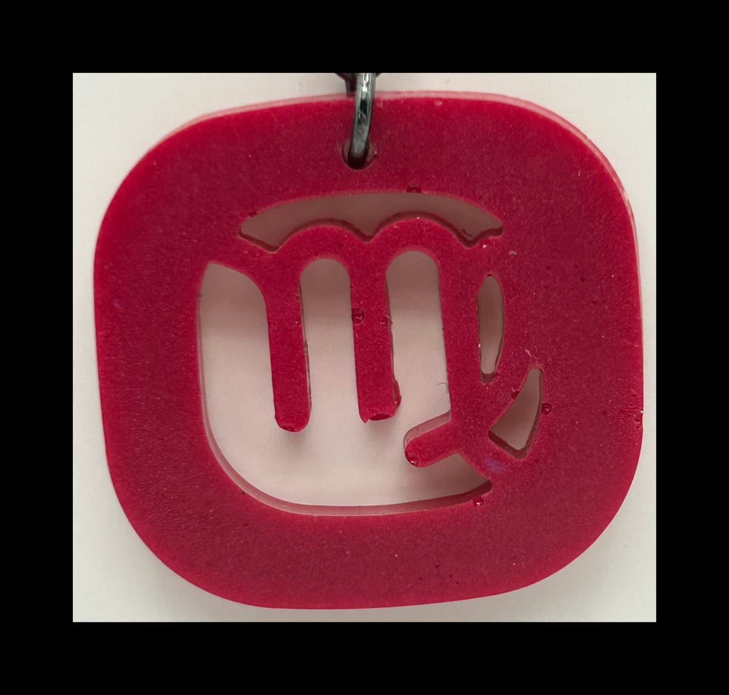 Deep toreador red zodiac keychains