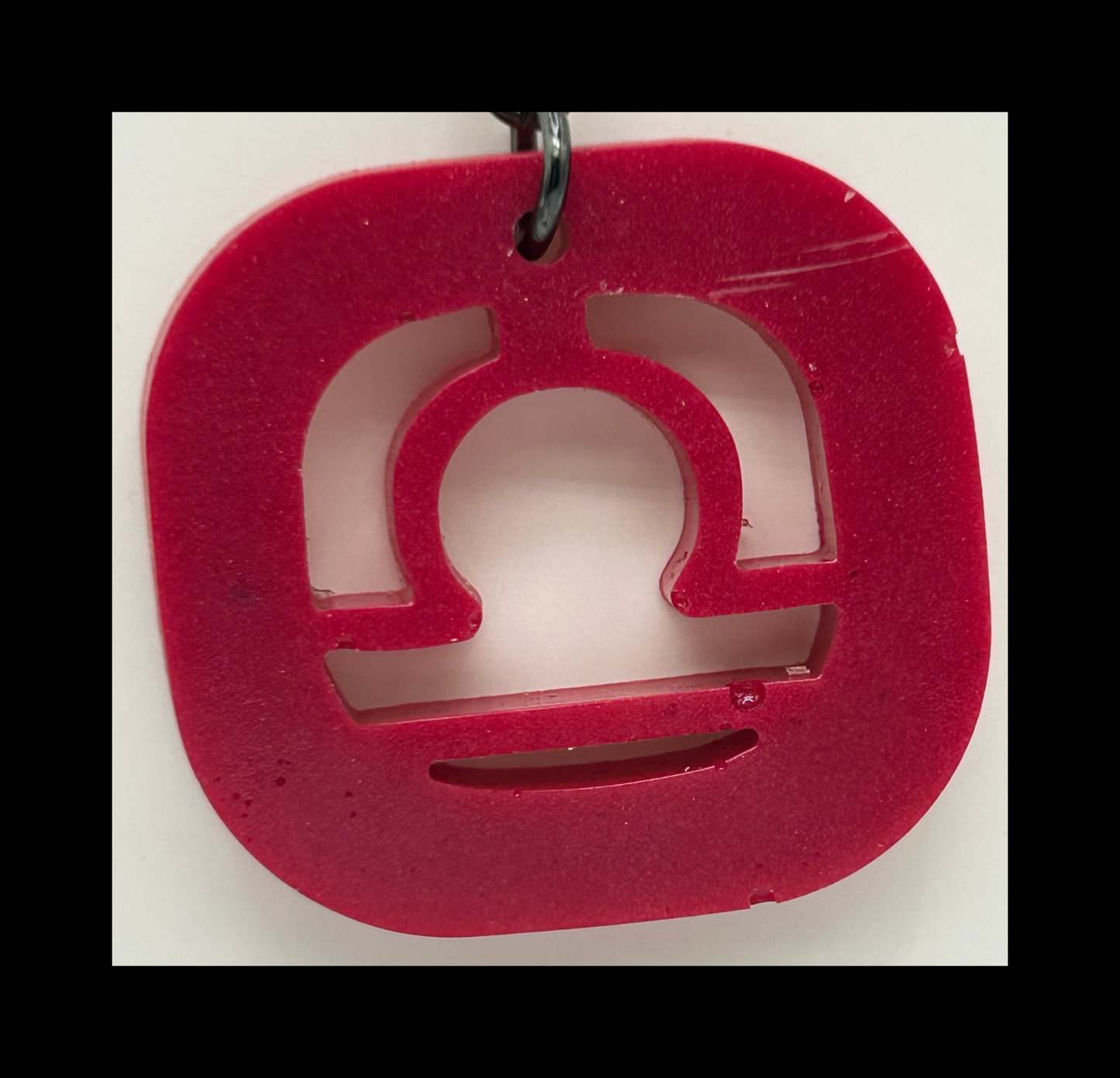 Deep toreador red zodiac keychains