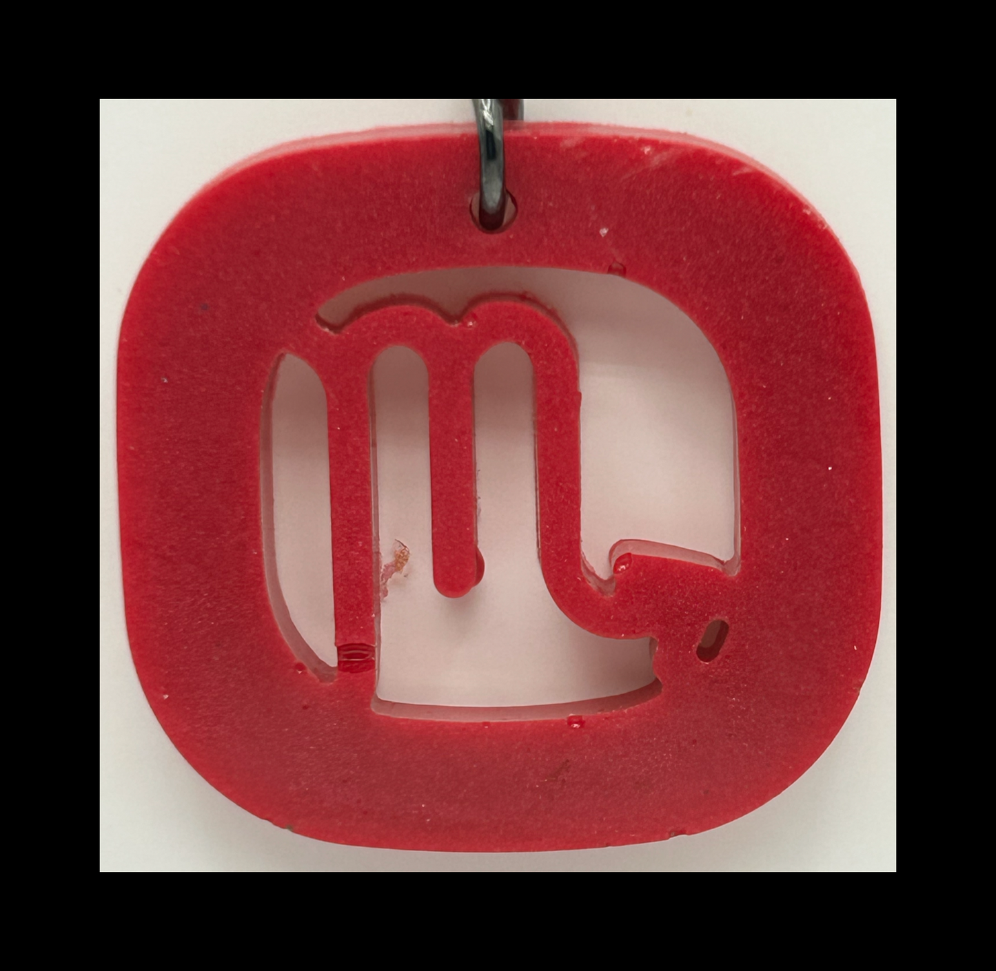 Deep toreador red zodiac keychains