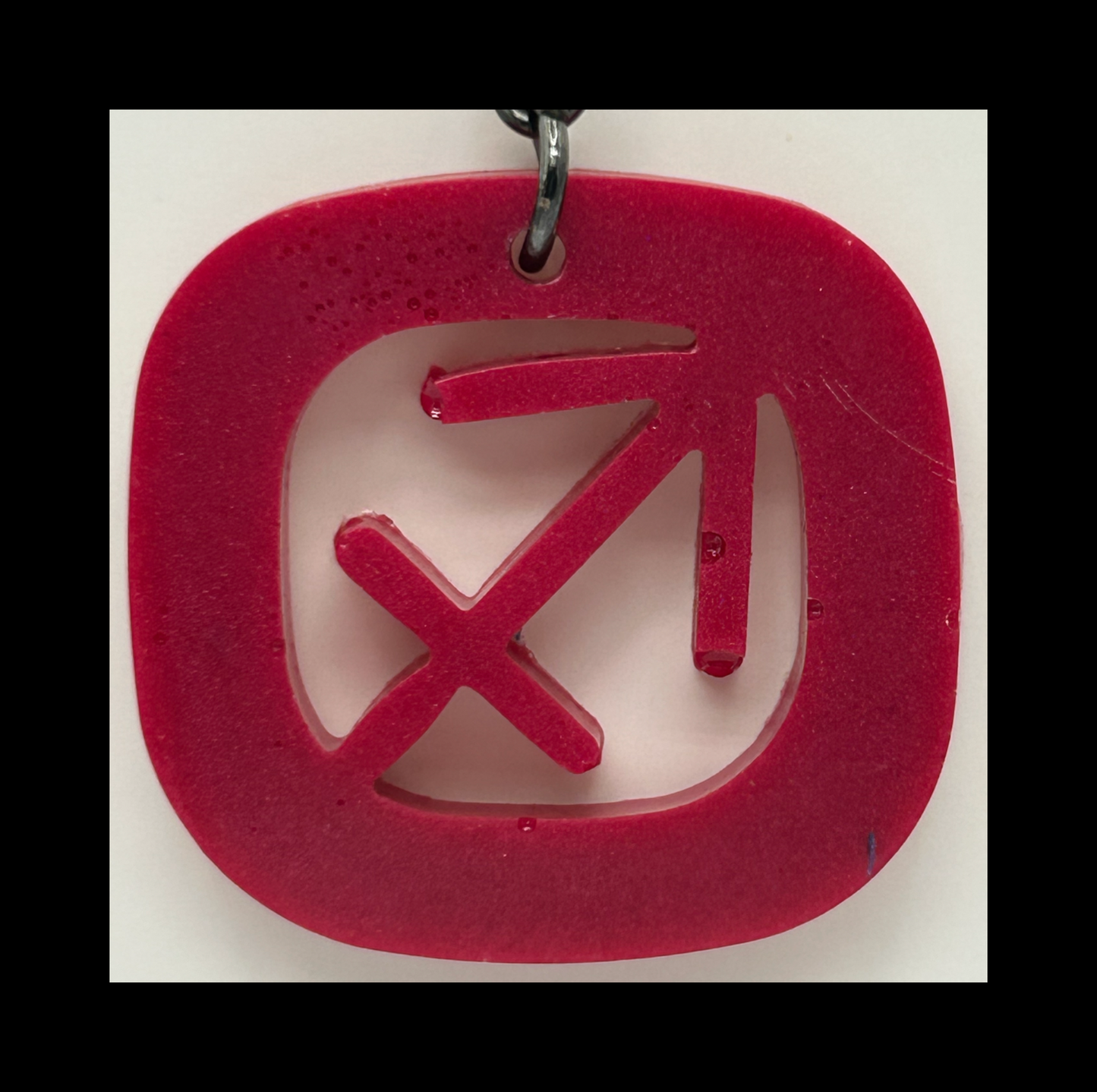 Deep toreador red zodiac keychains