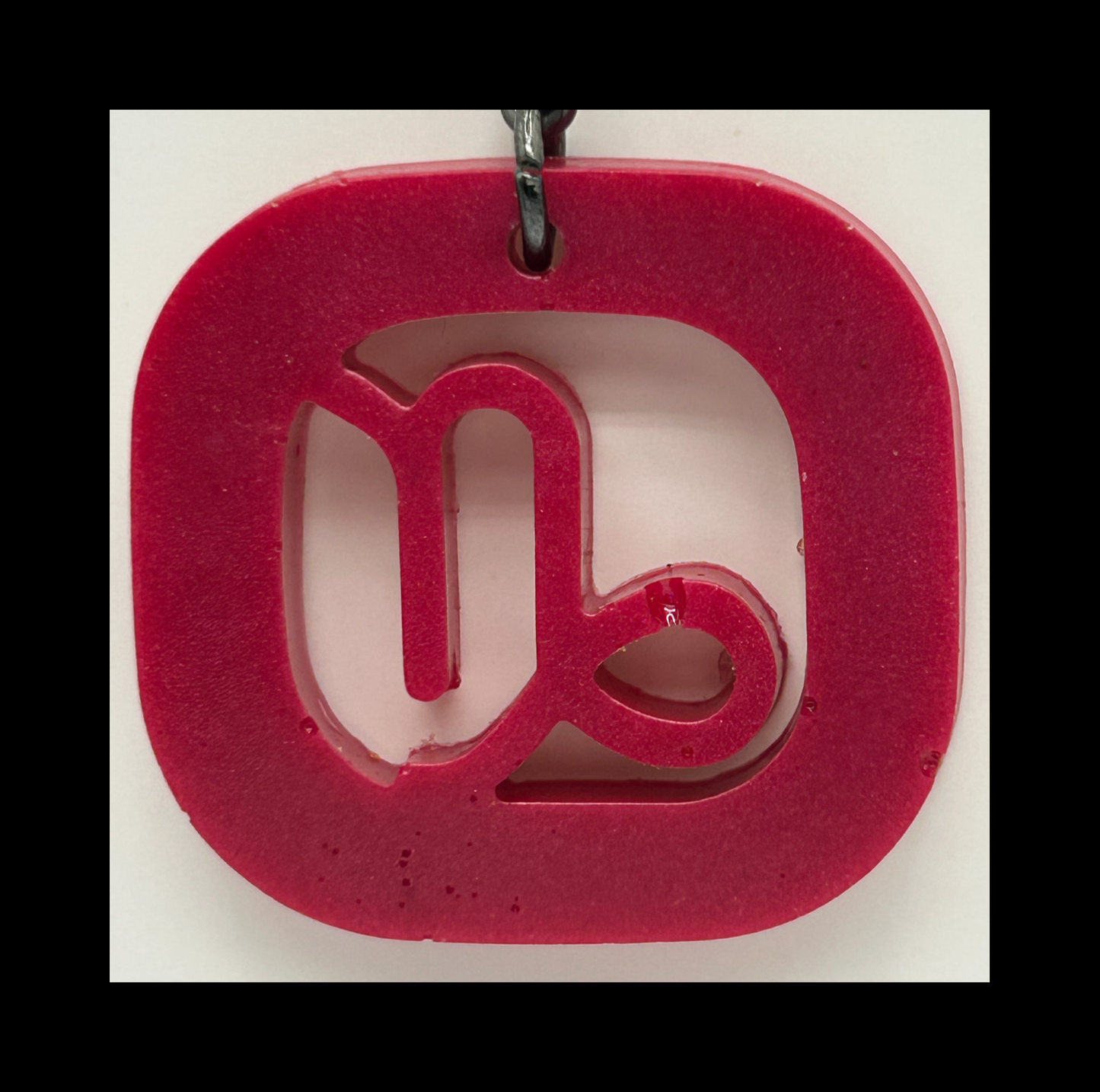 Deep toreador red zodiac keychains