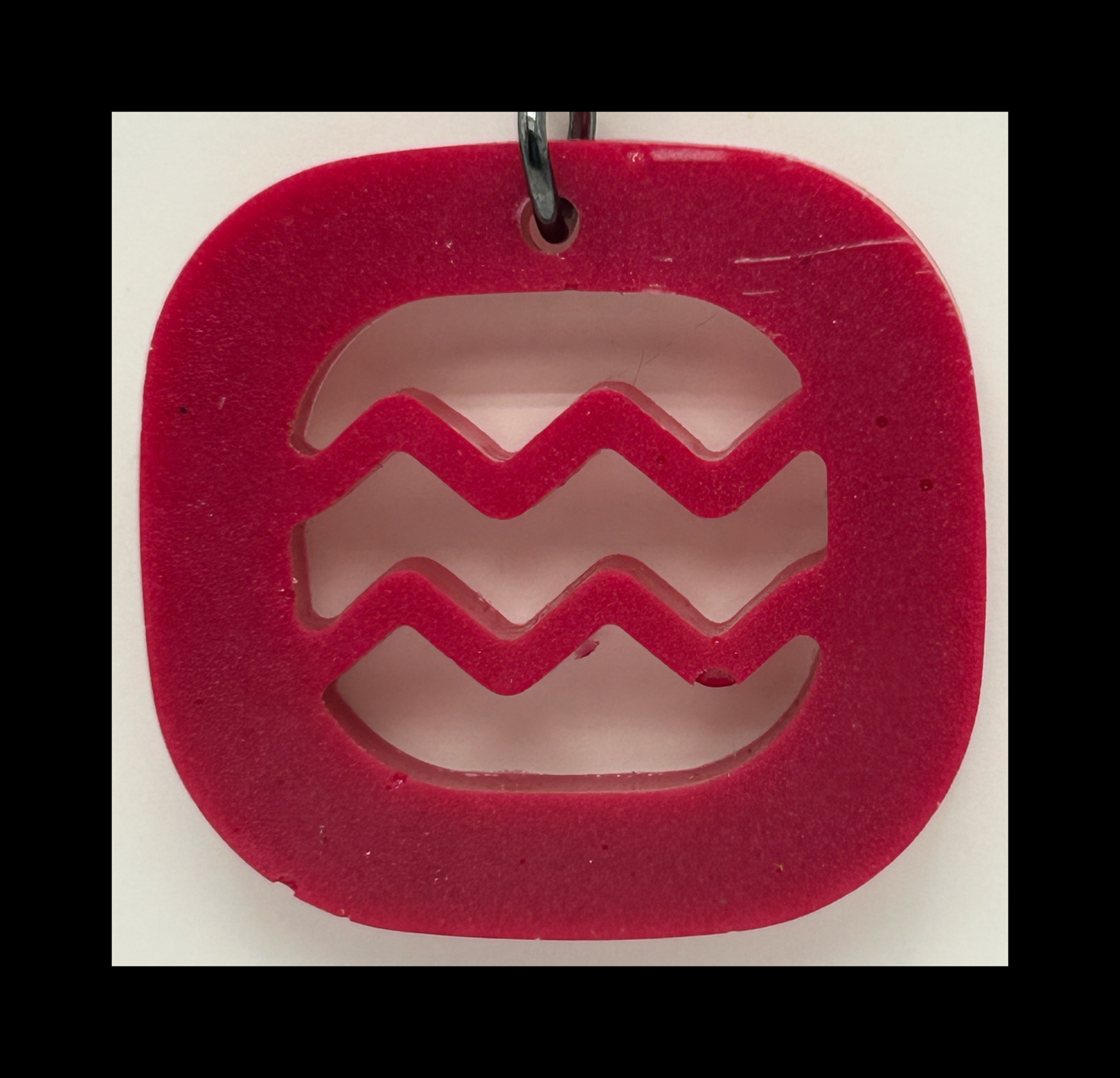 Deep toreador red zodiac keychains