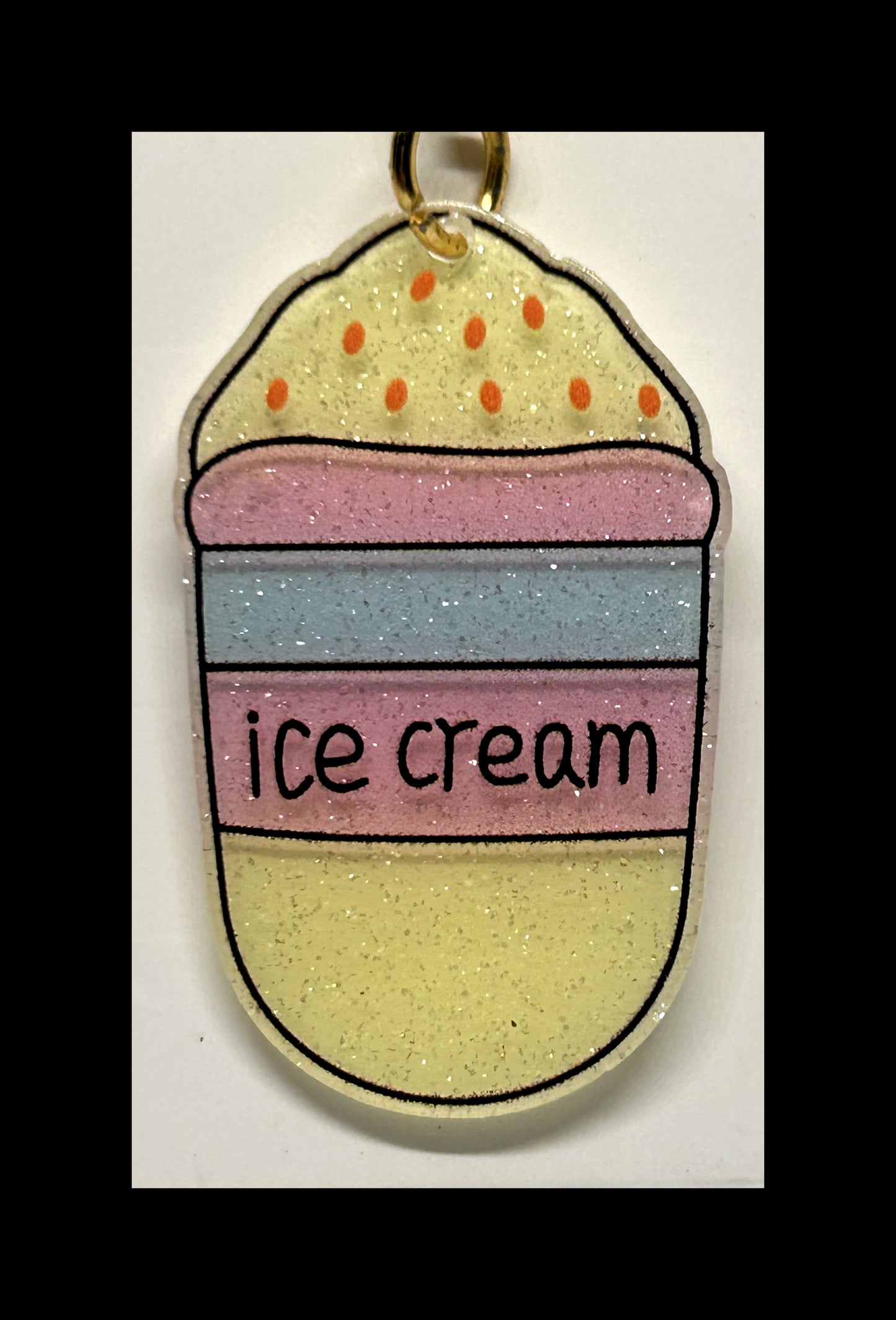 Acrylic snack keychains