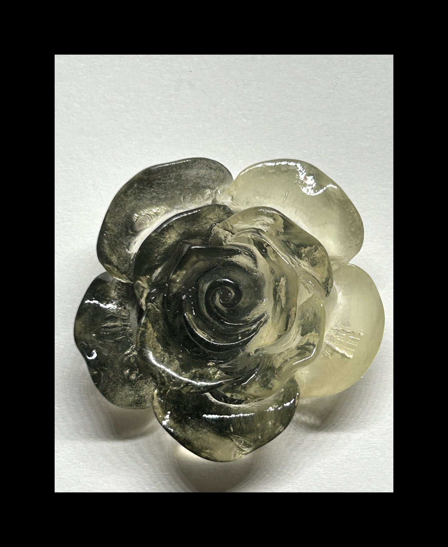 Black and white rose pins