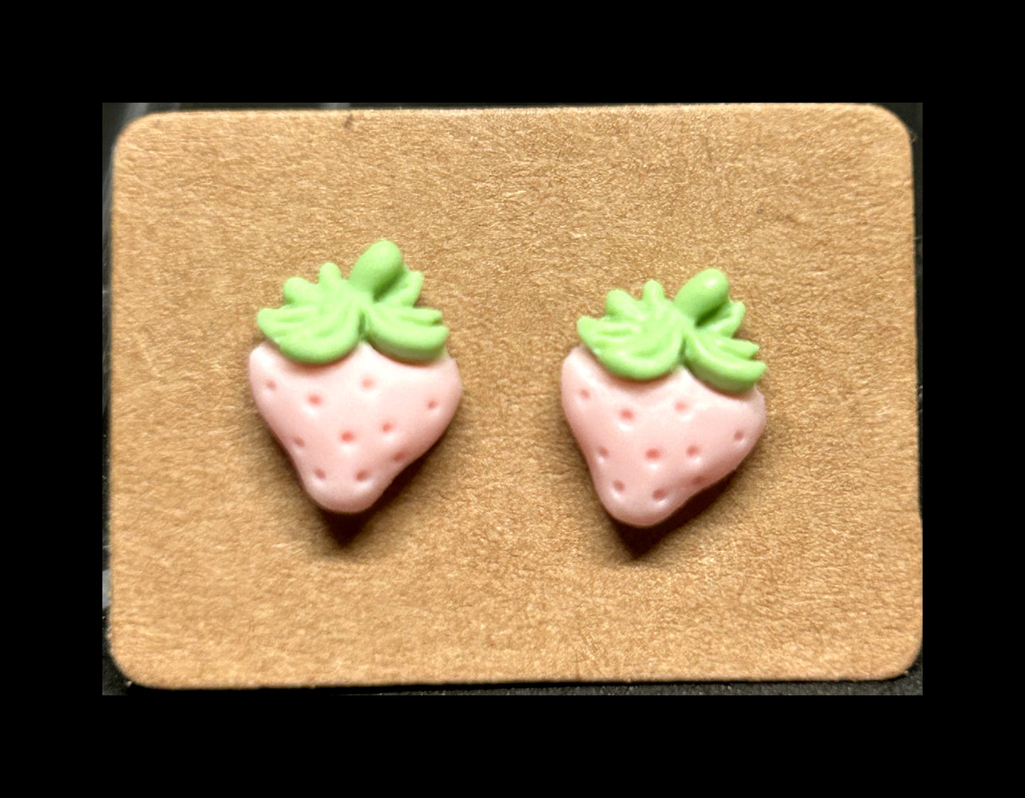 Mini Strawberry Stud Earrings