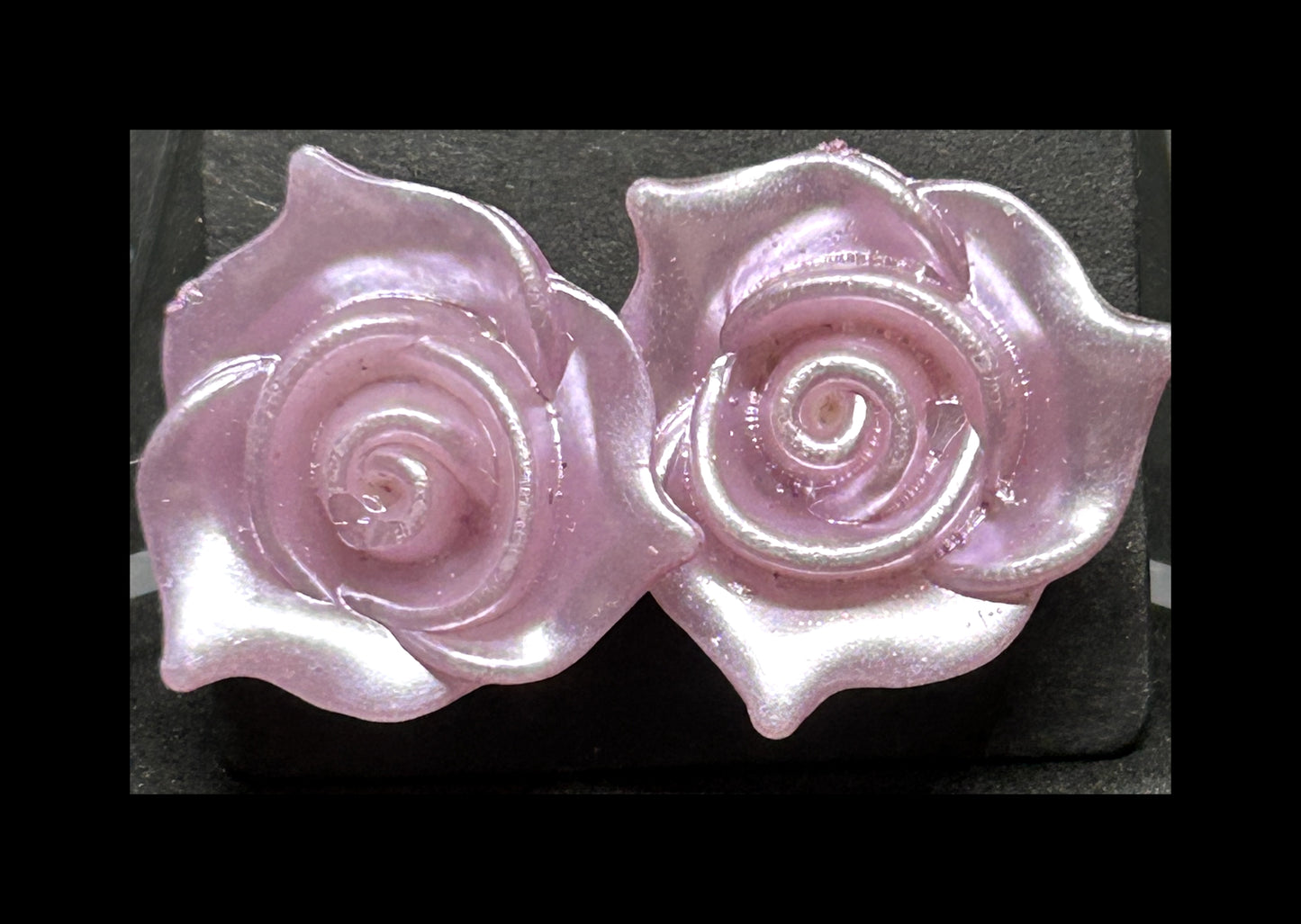 Misc floral stud earrings