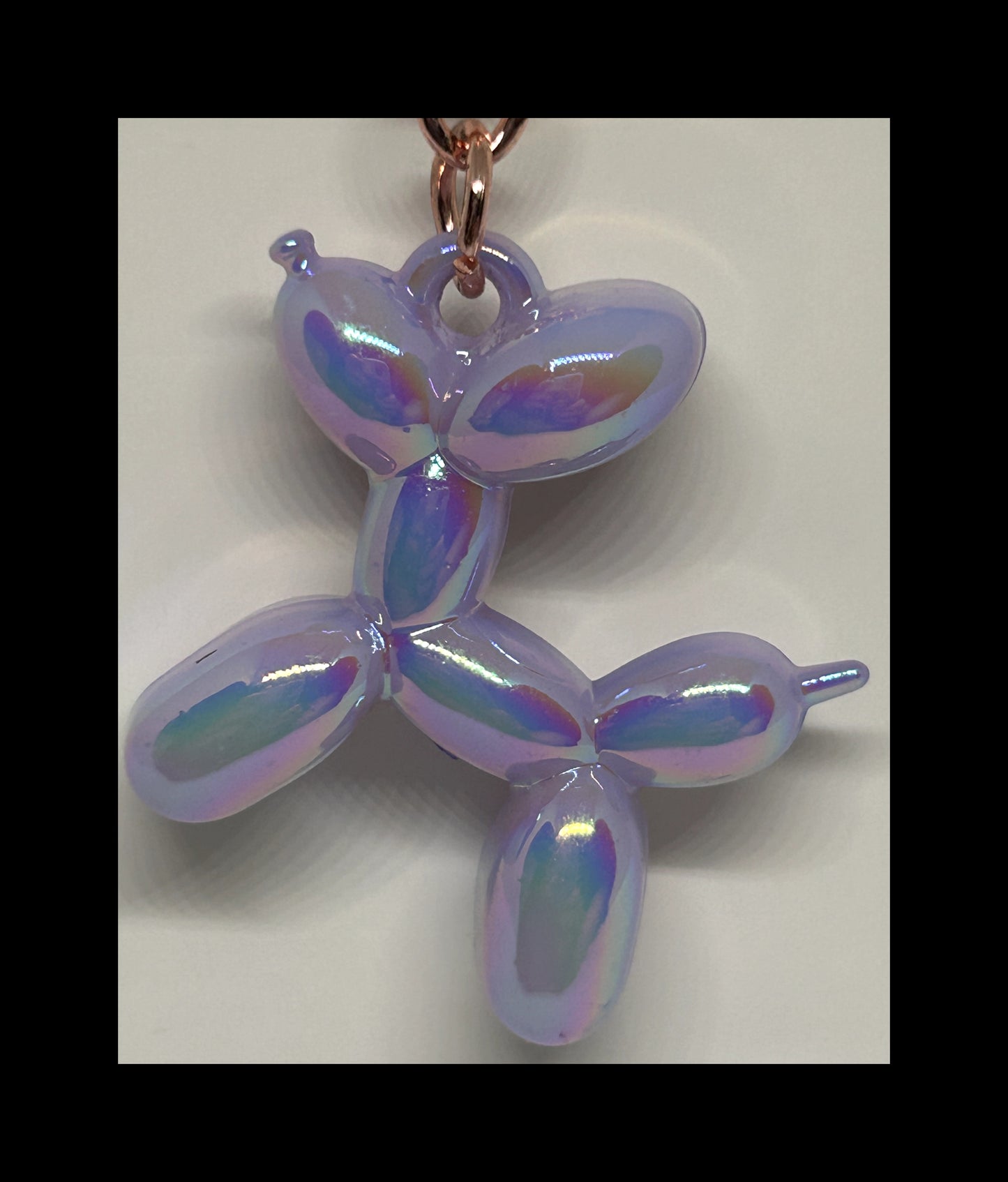 Baby balloon dog keychains