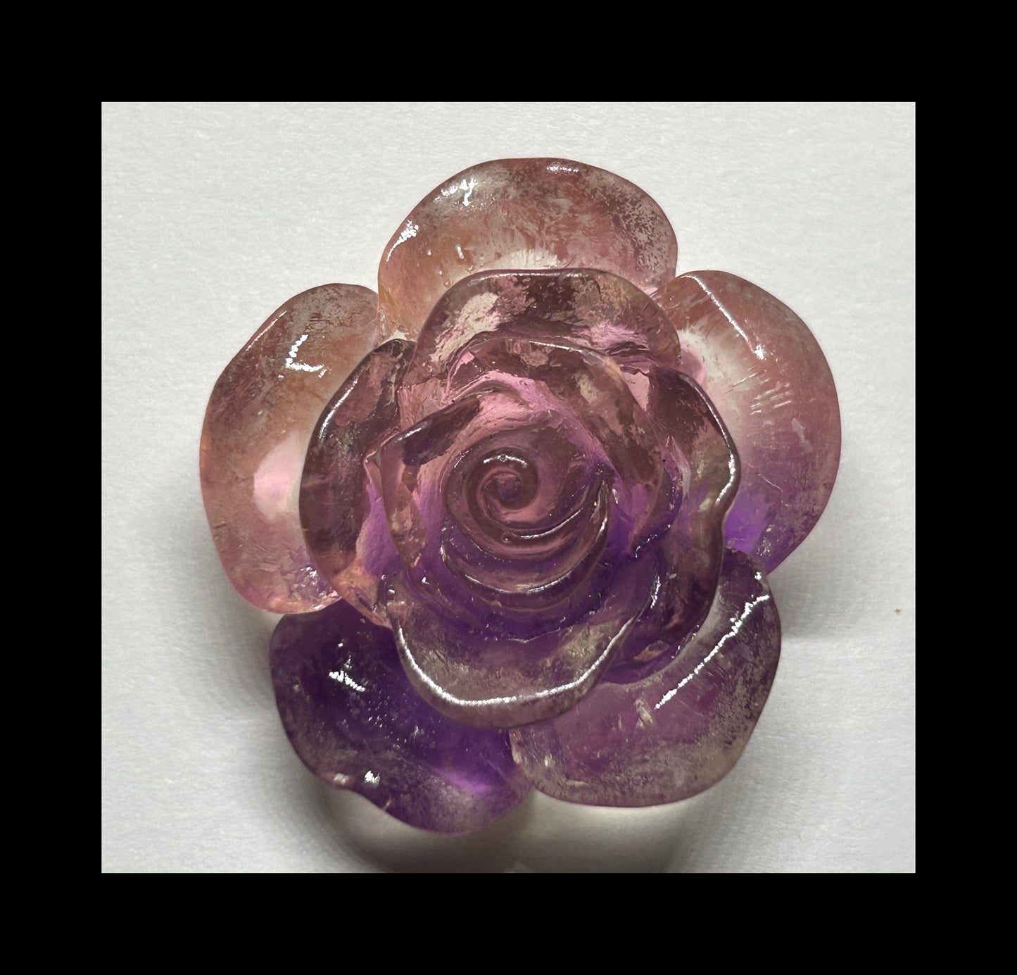 Purple rose pins