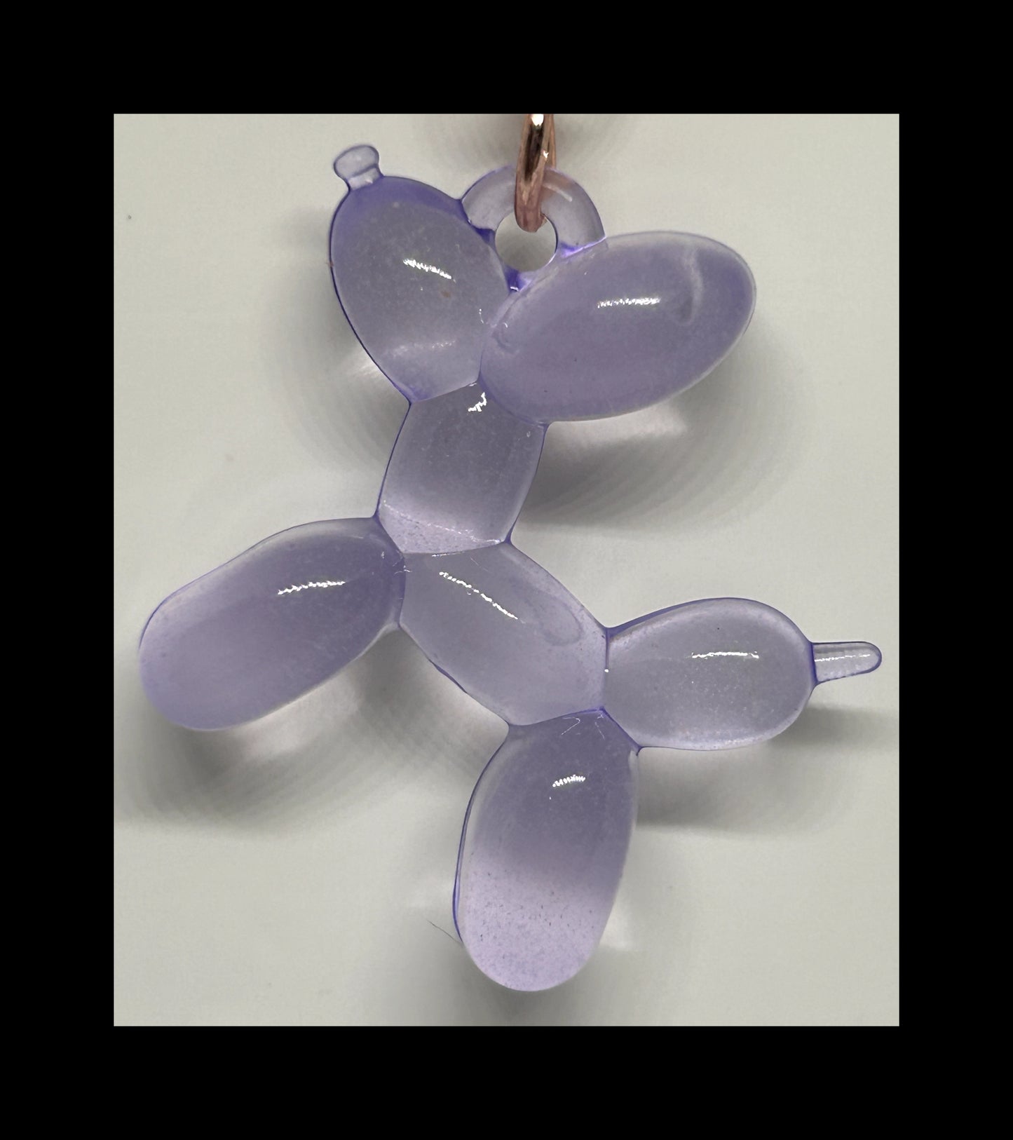 Baby balloon dog keychains