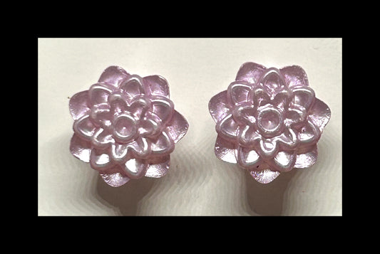 Misc floral stud earrings