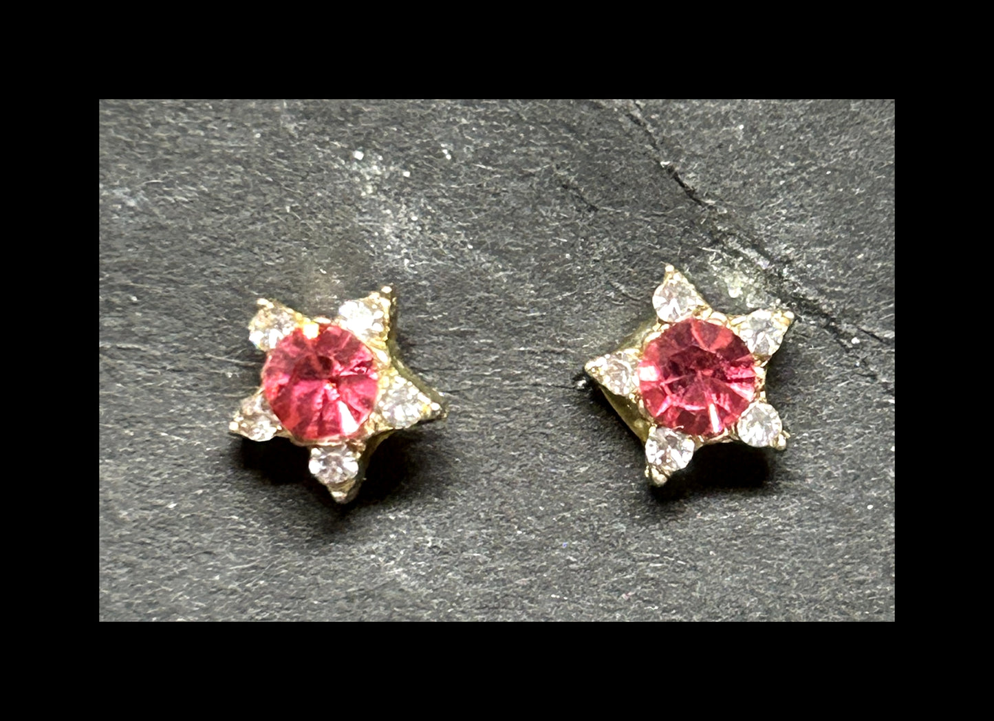 Jeweled stud earrings