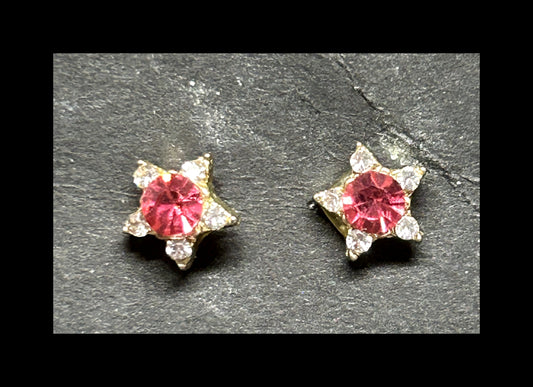 Jeweled stud earrings