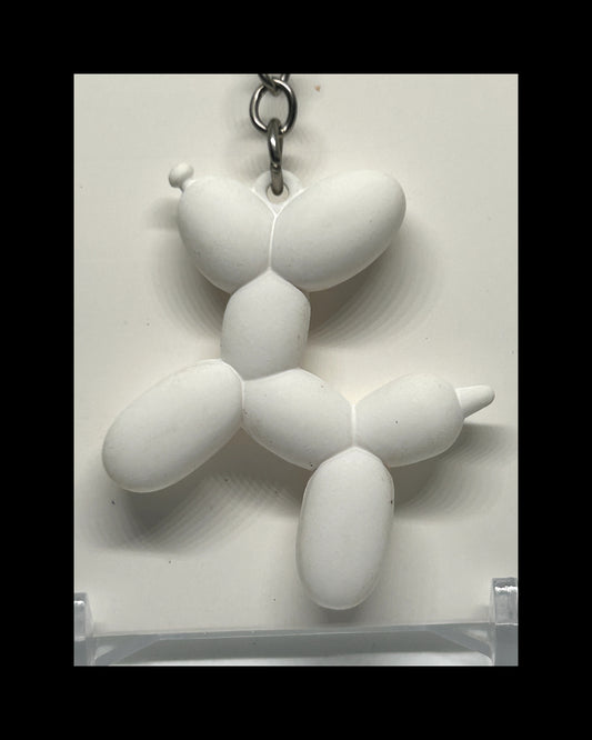 Matte balloon dog keychains