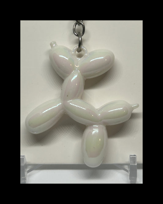 Solid balloon dog keychains